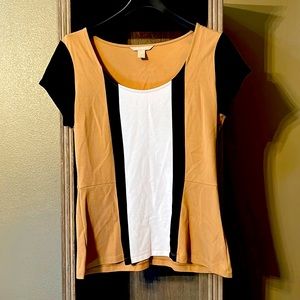 Banana Republic cotton top, fitted